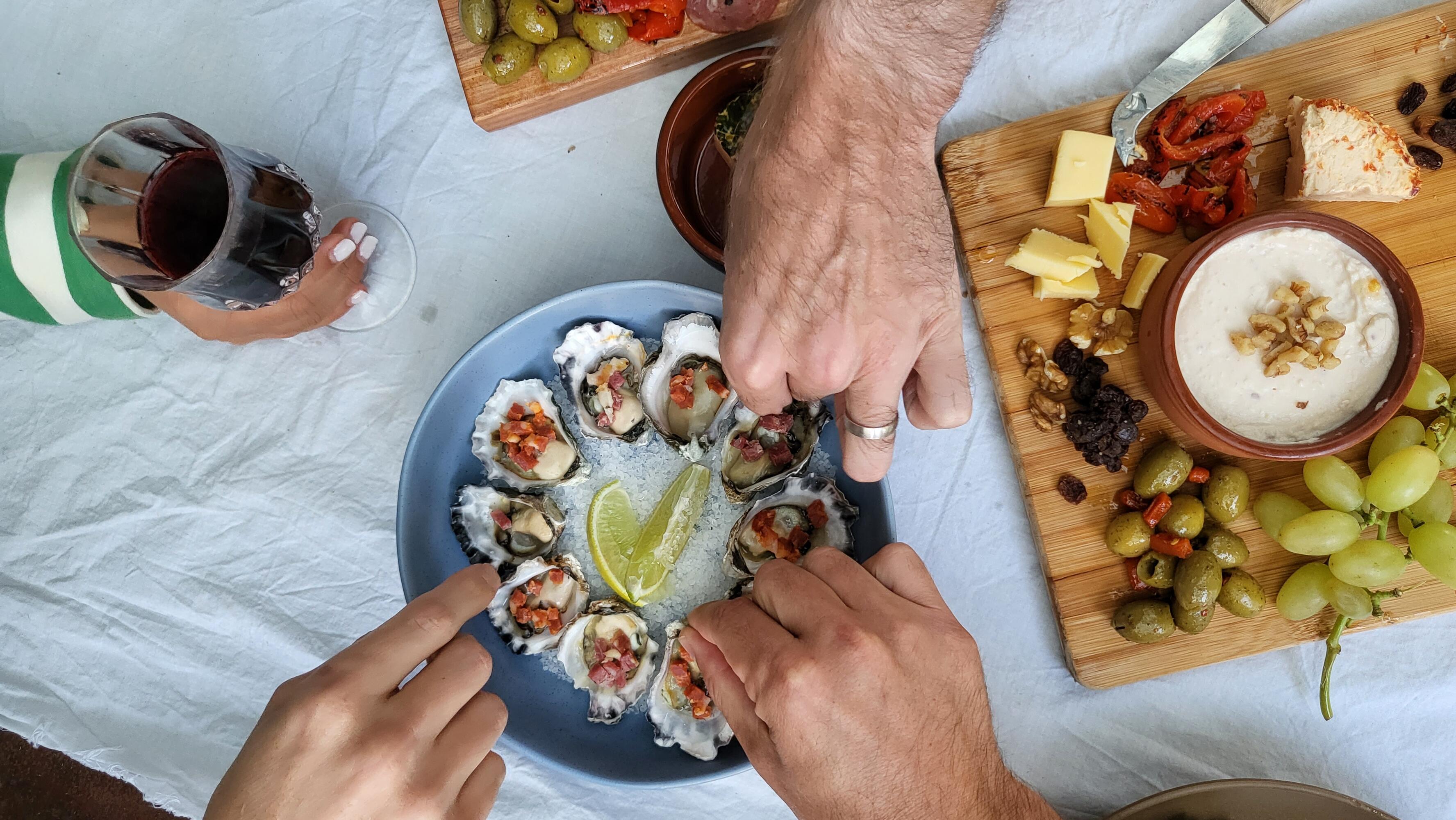 BBQ Salami Oysters